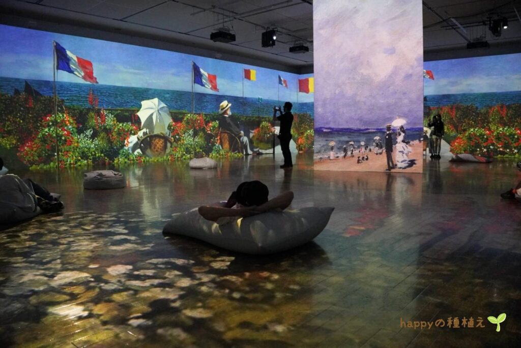 モネ イマーシブ・ジャーニー 僕が見た光 体感型デジタルアート9