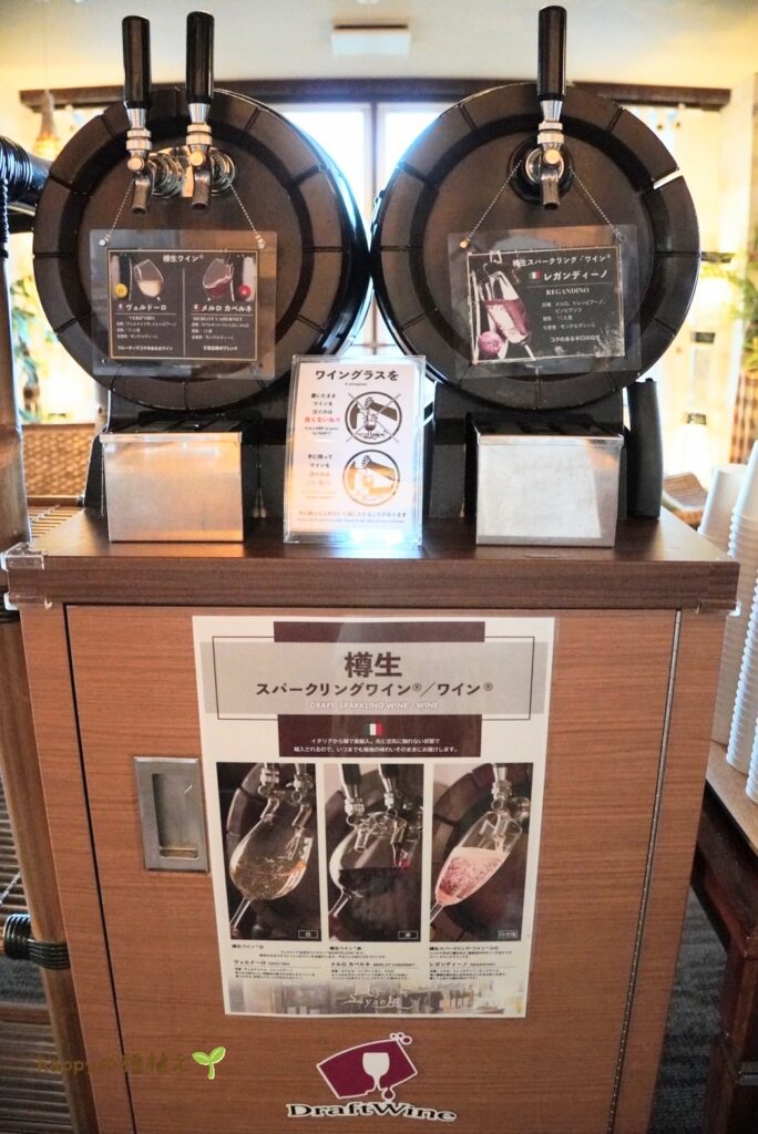 SAYAの風 フリードリンク 樽生ワイン