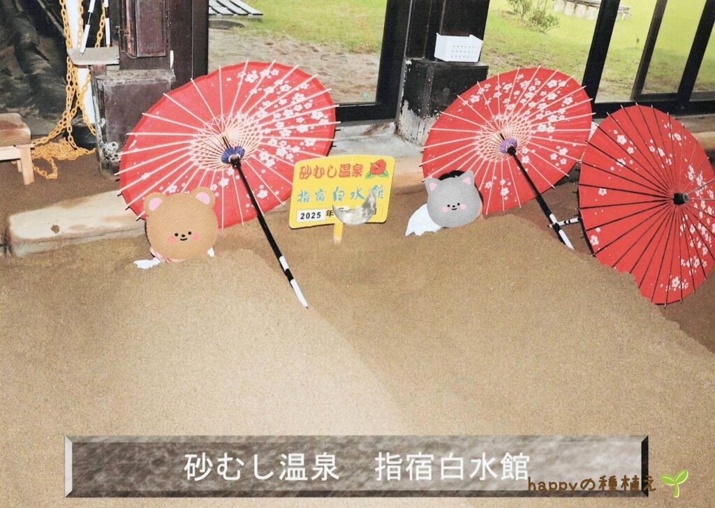 白水館 砂むし風呂 記念写真