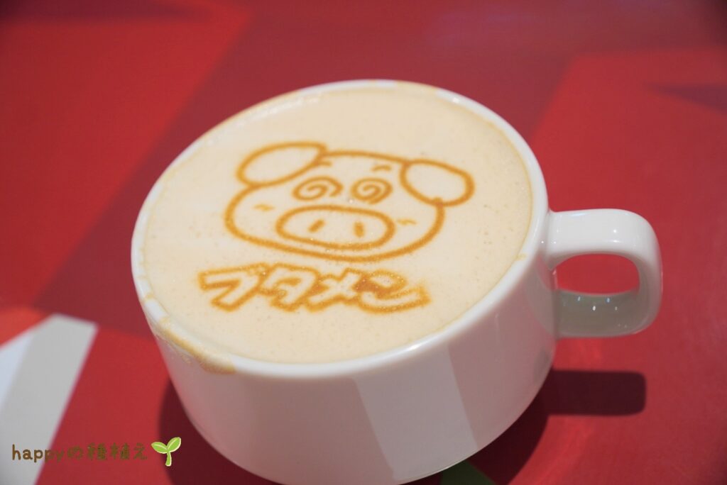 おやつタウン　カフェラテアート
