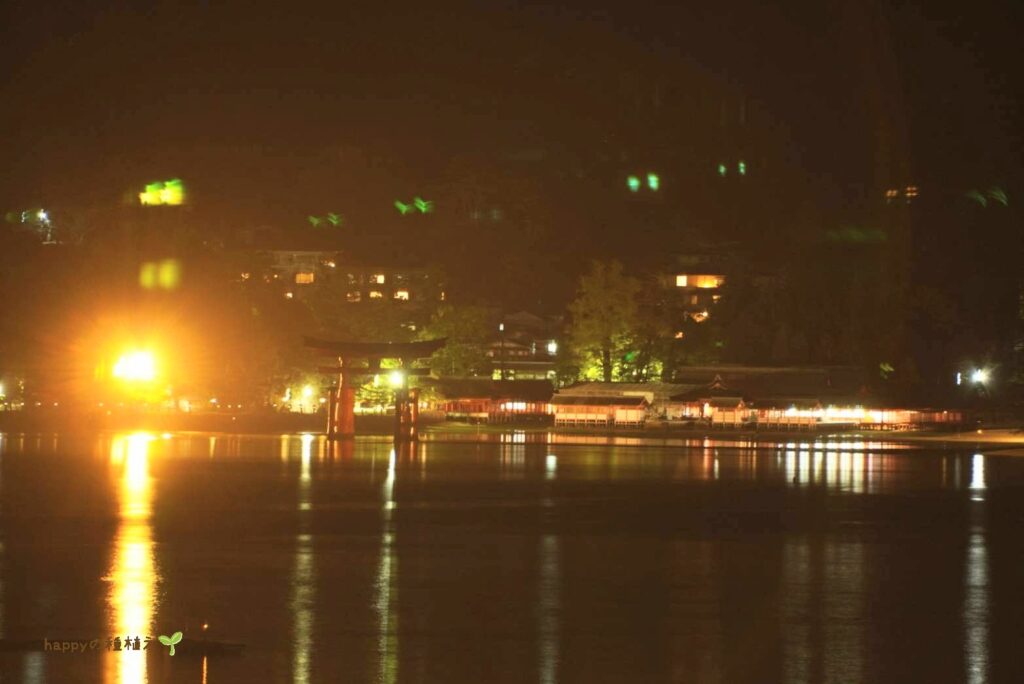 グランヴィリオホテル宮島和蔵　バーラウンジSetoからの夜景