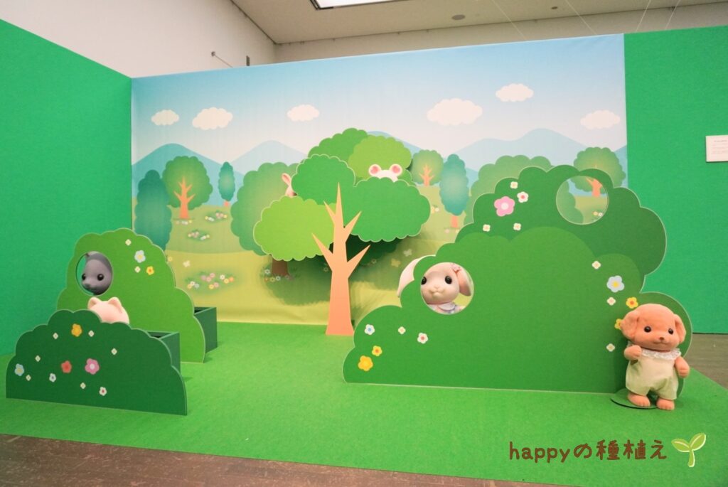 シルバニアファミリー展40th名古屋　カオパネ入口