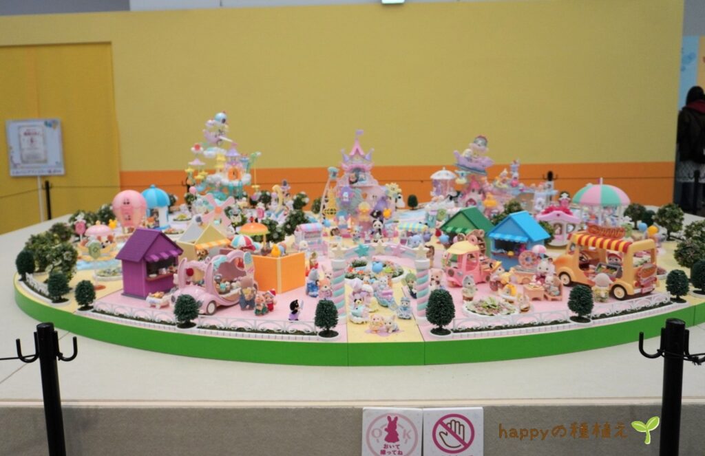 シルバニアファミリー展40th名古屋　遊園地エリア全体