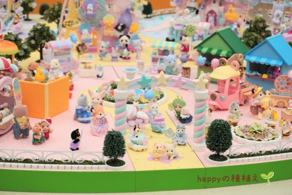 シルバニアファミリーシルバニアファミリー展40th名古屋　マイバニアフォトスポット　遊園地正面