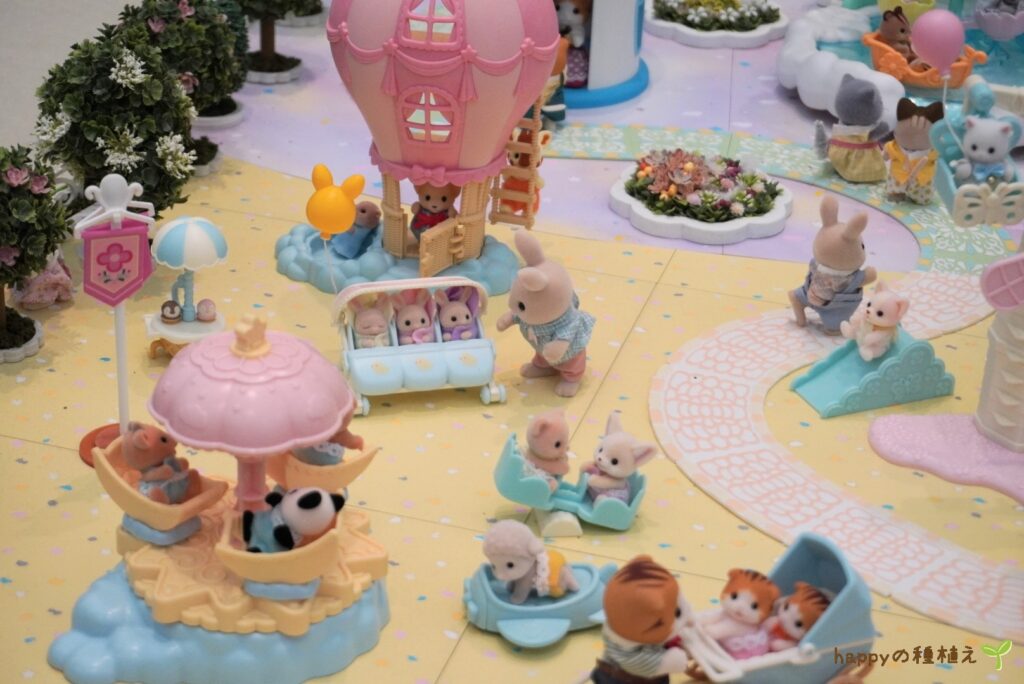 シルバニアファミリー展40th名古屋　遊園地エリアシーン1