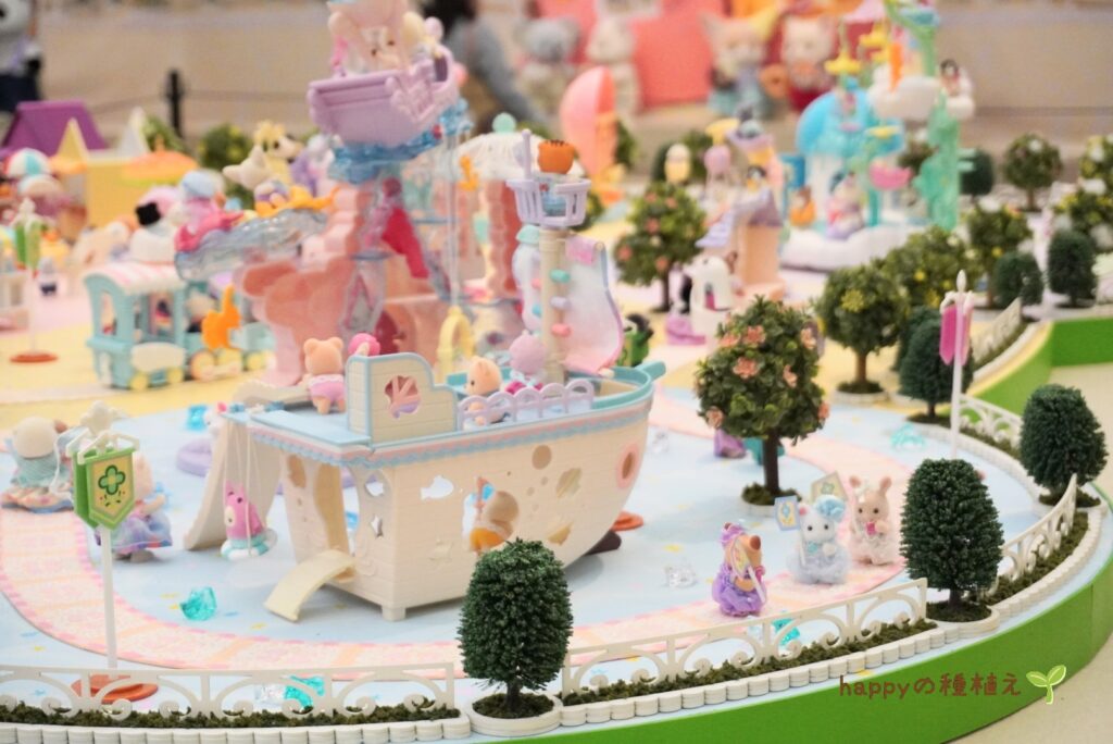 シルバニアファミリー展40th名古屋　遊園地エリアシーン2