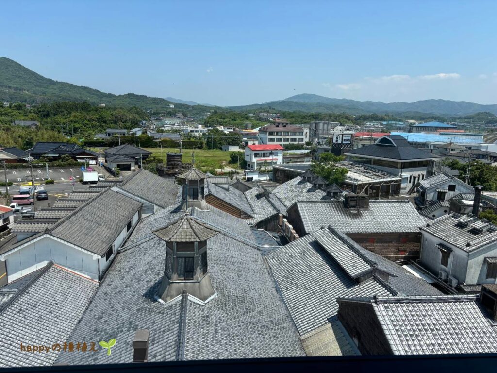 薩摩酒造　明治蔵　展望台からの景色